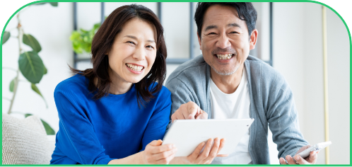 家族が相談している様子
